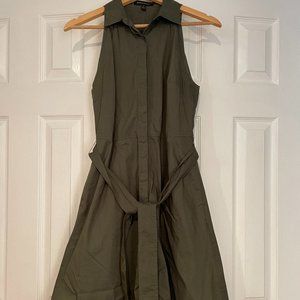 Banana Republic Army Green Dress